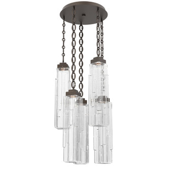 Ledgestone LED Pendant in Flat Bronze (404|CNB0056-05-FB-LC-CH2-L1)