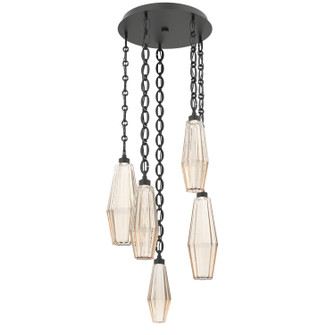 Aalto LED Pendant in Matte Black (404|CNB0049-05-MB-RA-CH2-L3)