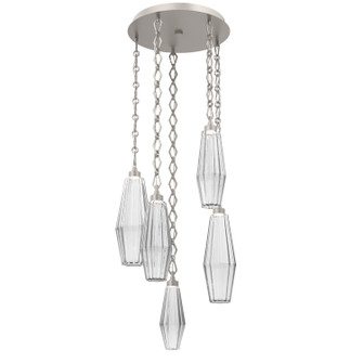 Aalto LED Pendant in Beige Silver (404|CNB0049-05-BS-RC-CH1-L1)