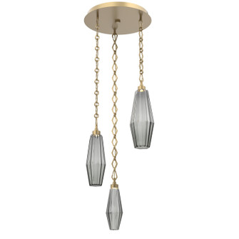 Aalto LED Pendant in Gilded Brass (404|CNB0049-03-GB-RS-CH1-L1)