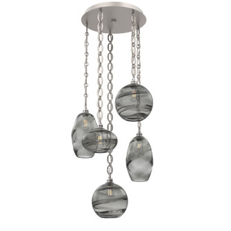 Misto Five Light Pendant in Beige Silver (404|CNB0048-05-BS-OS-CH2-E2)