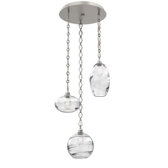 Misto Three Light Pendant in Beige Silver (404|CNB0048-03-BS-OC-CH1-E2)