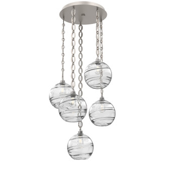 Terra Five Light Pendant in Beige Silver (404|CNB0047-05-BS-OC-CH2-E2)