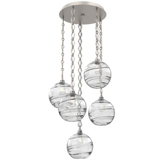 Terra Five Light Pendant in Beige Silver (404|CNB0047-05-BS-OC-CH1-E2)