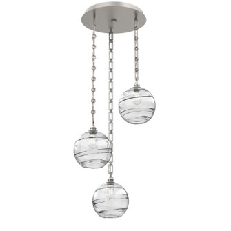 Terra Three Light Pendant in Beige Silver (404|CNB0047-03-BS-OC-CH3-E2)