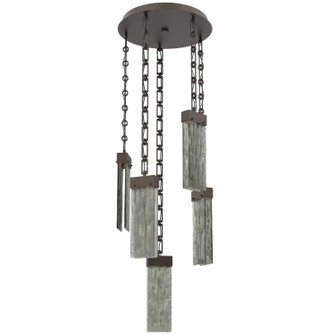 Parallel LED Pendant in Flat Bronze (404|CNB0042-05-FB-SG-CH3-L3)