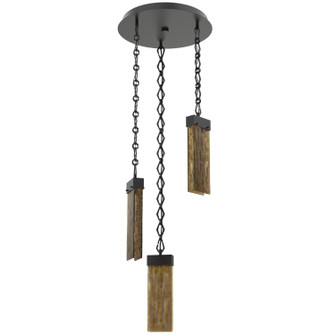 Parallel LED Pendant in Matte Black (404|CNB0042-03-MB-BG-CH1-L3)