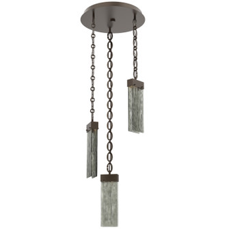 Parallel LED Pendant in Flat Bronze (404|CNB0042-03-FB-SG-CH2-L1)
