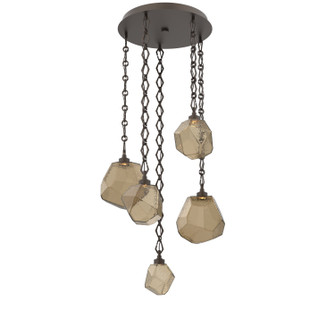 Gem LED Pendant in Flat Bronze (404|CNB0039-05-FB-B-CH1-L1)