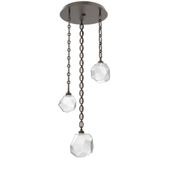 Gem LED Pendant in Flat Bronze (404|CNB0039-03-FB-C-CH2-L1)