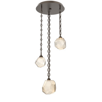 Gem LED Pendant in Flat Bronze (404|CNB0039-03-FB-A-CH2-L3)