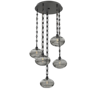 Coppa Five Light Pendant in Matte Black (404|CNB0036-05-MB-OS-CH3-E2)