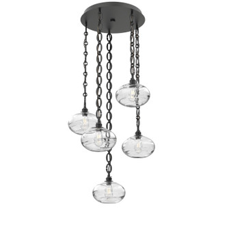 Coppa Five Light Pendant in Matte Black (404|CNB0036-05-MB-OC-CH2-E2)