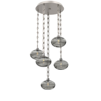Coppa Five Light Pendant in Beige Silver (404|CNB0036-05-BS-OS-CH3-E2)
