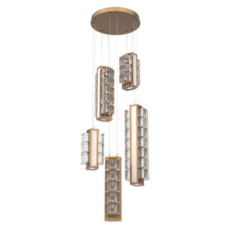 Tessera LED Pendant in Novel Brass (404|CHB0100-05-NB-TW-CA1-L3-W01)