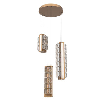 Tessera LED Pendant in Novel Brass (404|CHB0100-03-NB-TW-CA1-L3-W01)