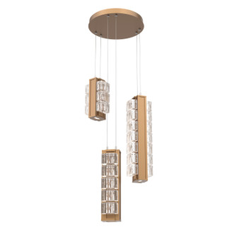 Tessera LED Pendant in Novel Brass (404|CHB0100-03-NB-TW-CA1-L3-000)