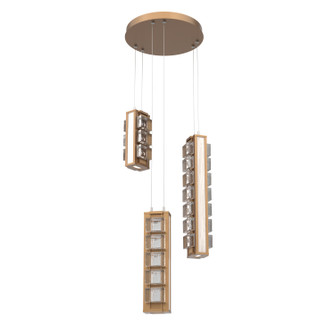 Tessera LED Pendant in Novel Brass (404|CHB0100-03-NB-TP-CA1-L3-W01)
