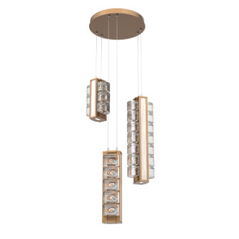 Tessera LED Pendant in Novel Brass (404|CHB0100-03-NB-TO-CA1-L1-W01)