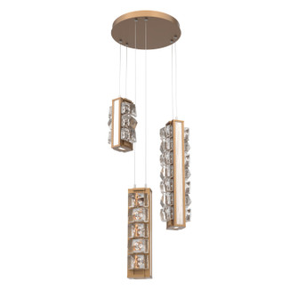 Tessera LED Pendant in Novel Brass (404|CHB0100-03-NB-TF-CA1-L1-W01)