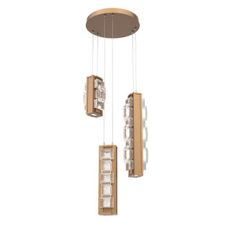 Tessera LED Pendant in Novel Brass (404|CHB0100-03-NB-TE-CA1-L3-000)