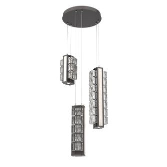 Tessera LED Pendant in Graphite (404|CHB0100-03-GP-TW-CA1-L3-W01)