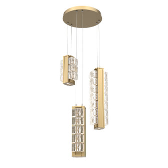 Tessera LED Pendant in Gilded Brass (404|CHB0100-03-GB-TW-CA1-L3-000)