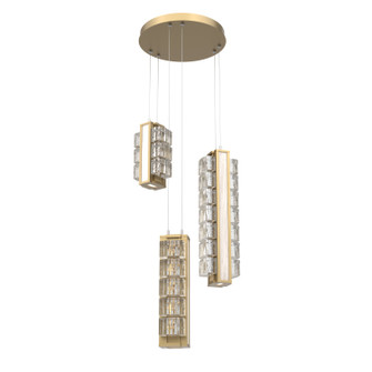 Tessera LED Pendant in Gilded Brass (404|CHB0100-03-GB-TW-CA1-L1-W01)