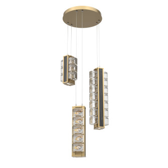 Tessera LED Pendant in Gilded Brass (404|CHB0100-03-GB-TO-CA1-L1-W02)
