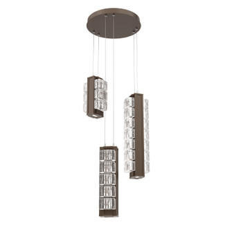 Tessera LED Pendant in Flat Bronze (404|CHB0100-03-FB-TW-CA1-L3-000)