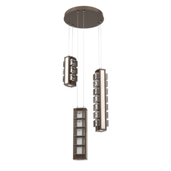 Tessera LED Pendant in Flat Bronze (404|CHB0100-03-FB-TP-CA1-L3-W01)