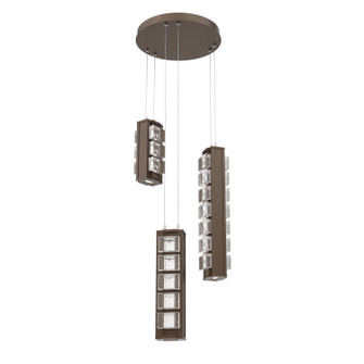 Tessera LED Pendant in Flat Bronze (404|CHB0100-03-FB-TP-CA1-L1-000)