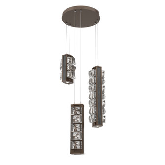 Tessera LED Pendant in Flat Bronze (404|CHB0100-03-FB-TF-CA1-L3-W02)
