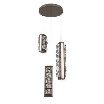 Tessera LED Pendant in Flat Bronze (404|CHB0100-03-FB-TF-CA1-L3-W01)