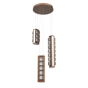 Tessera LED Pendant in Burnished Bronze (404|CHB0100-03-BB-TP-CA1-L1-W01)