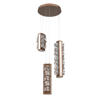 Tessera LED Pendant in Burnished Bronze (404|CHB0100-03-BB-TF-CA1-L1-W01)