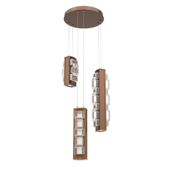 Tessera LED Pendant in Burnished Bronze (404|CHB0100-03-BB-TE-CA1-L1-000)