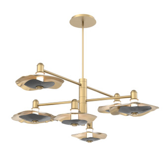 Cumulus LED Chandelier in Gilded Brass (404|CHB0099-L6-GB-00-001-L3-BI)