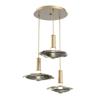 Cumulus LED Pendant in Gilded Brass (404|CHB0099-03-GB-00-C01-L3-SG)