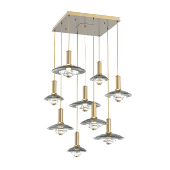 Cirrus LED Pendant in Gilded Brass (404|CHB0098-09-GB-SG-C01-L3)