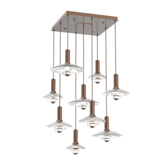Cirrus LED Pendant in Burnished Bronze (404|CHB0098-09-BB-CG-C01-L3)