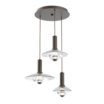 Cirrus LED Pendant in Flat Bronze (404|CHB0098-03-FB-CG-C01-L3)