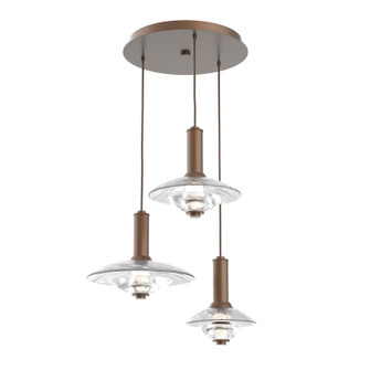 Cirrus LED Pendant in Burnished Bronze (404|CHB0098-03-BB-CG-C01-L3)