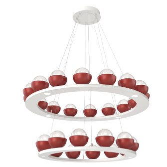Cabochon LED Chandelier in Salt White (404|CHB0093-2B-WI-WL-CA1-L3-RE)
