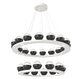 Cabochon LED Chandelier in Salt White (404|CHB0093-2B-WI-WL-CA1-L3-MB)
