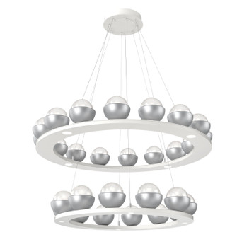 Cabochon LED Chandelier in Salt White (404|CHB0093-2B-WI-WL-CA1-L3-CS)