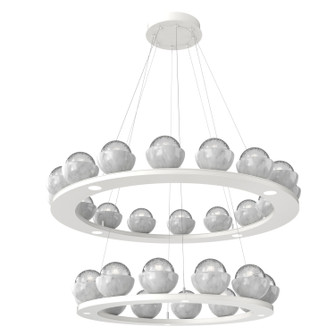 Cabochon LED Chandelier in Salt White (404|CHB0093-2B-WI-C-CA1-L3-WM) Cabochon LED Chandelier in Salt White (404|CHB0093-2B-WI-C-CA1-L3-WM)