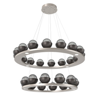 Cabochon LED Chandelier in Beige Silver (404|CHB0093-2B-BS-S-CA1-L3-GP)