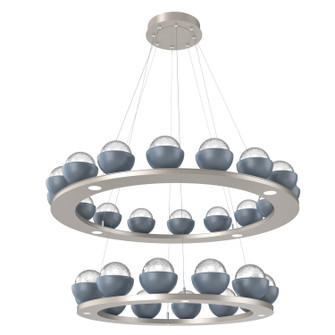 Cabochon LED Chandelier in Beige Silver (404|CHB0093-2B-BS-C-CA1-L3-BU)