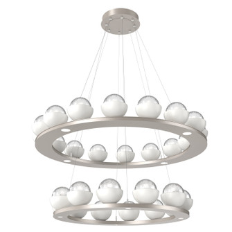 Cabochon LED Chandelier in Beige Silver (404|CHB0093-2B-BS-C-CA1-L1-WI)